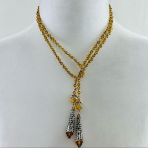 Handmade Beaded Necklace-Can be worn different ways